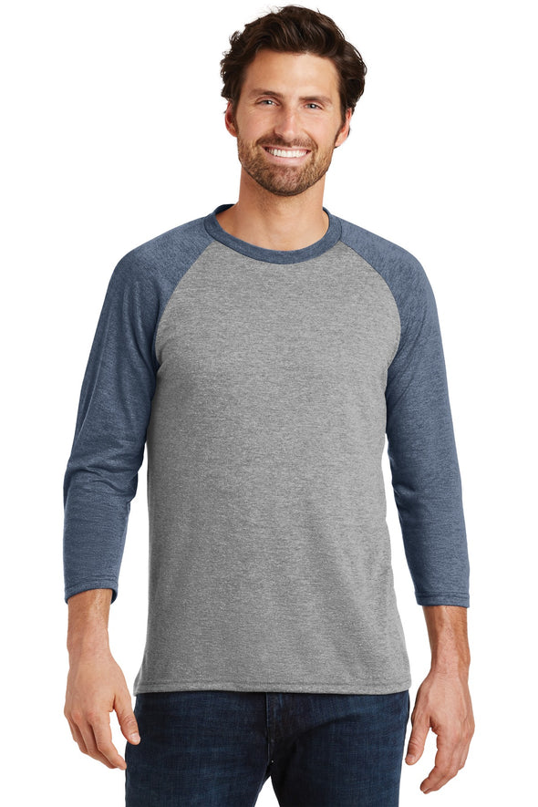 District Perfect Tri 3/4-Sleeve Raglan