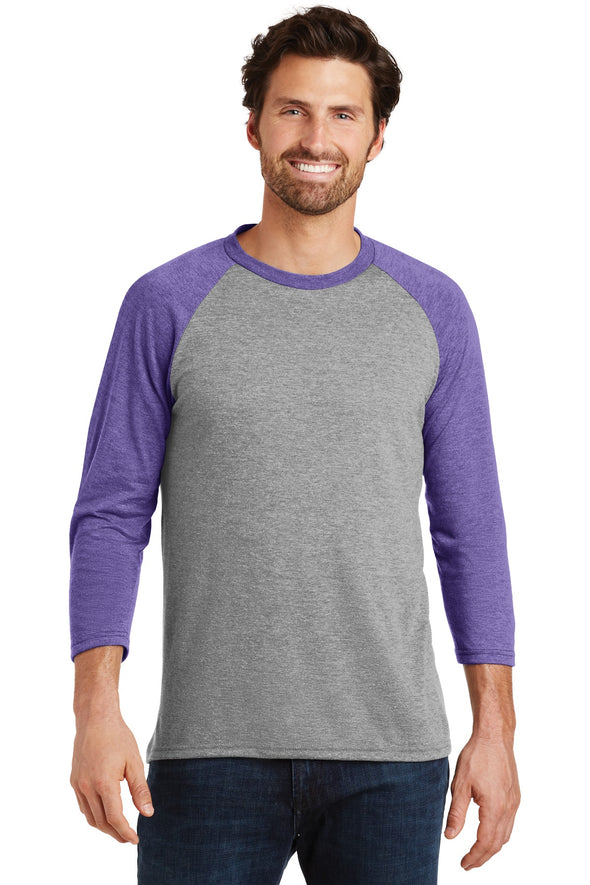 District Perfect Tri 3/4-Sleeve Raglan
