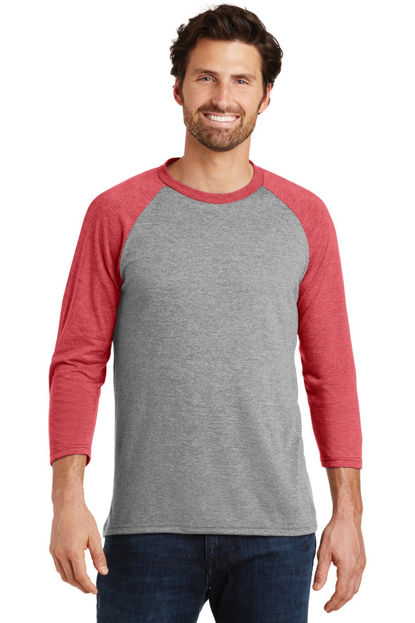 District Perfect Tri 3/4-Sleeve Raglan