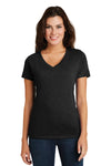 District Women's Super Slub V-Neck Tee