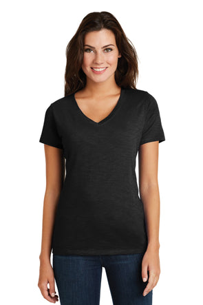 District Women's Super Slub V-Neck Tee