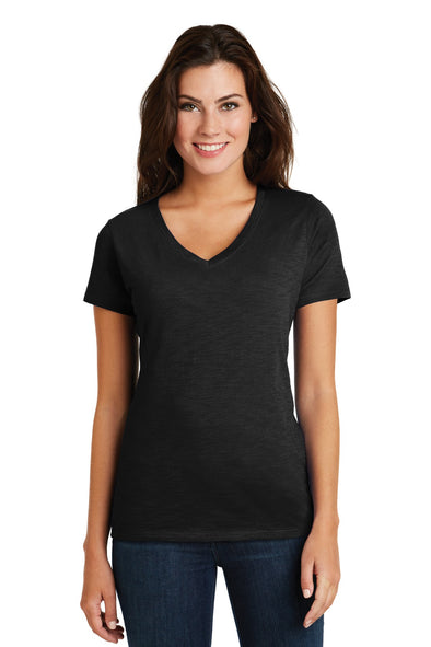 District Women's Super Slub V-Neck Tee
