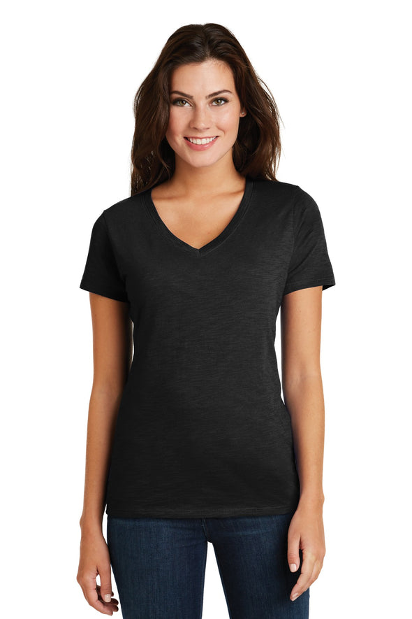 District Women's Super Slub V-Neck Tee