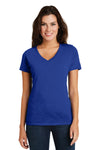 District Women's Super Slub V-Neck Tee