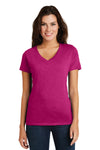 District Women's Super Slub V-Neck Tee