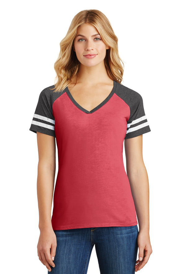 District Women's Game V-Neck Tee
