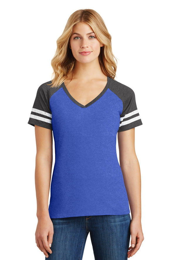 District Women's Game V-Neck Tee