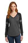 District Women's Game Long Sleeve V-Neck Tee