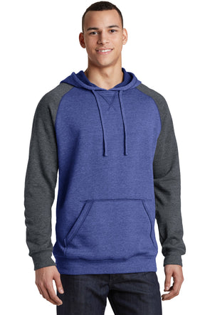 District Young Mens Lightweight Fleece Raglan Hoodie