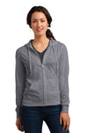 District Women's Fitted Jersey Full-Zip Hoodie