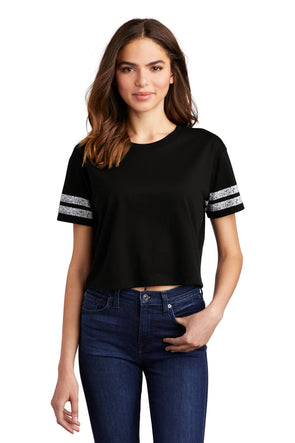 District Women's Scorecard Crop Tee