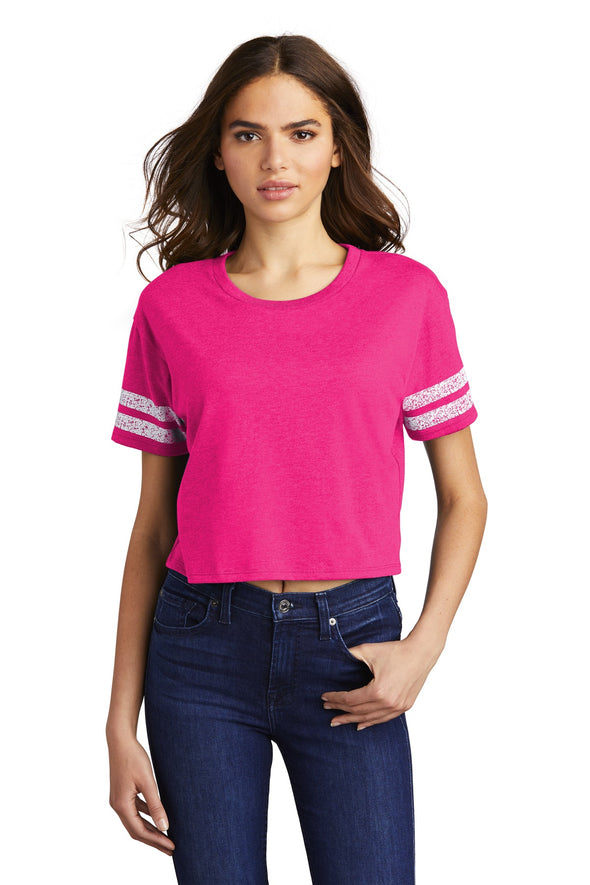 District Women's Scorecard Crop Tee