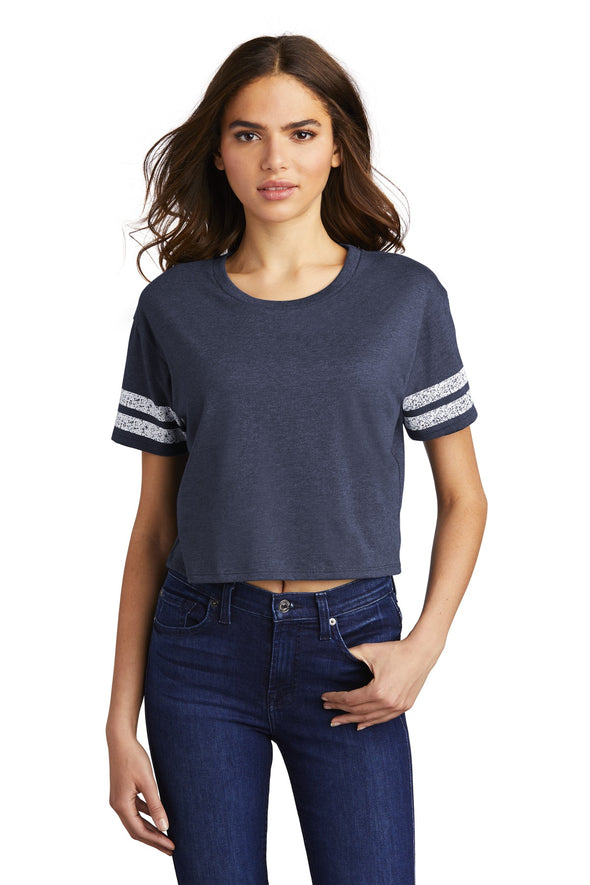 District Women's Scorecard Crop Tee