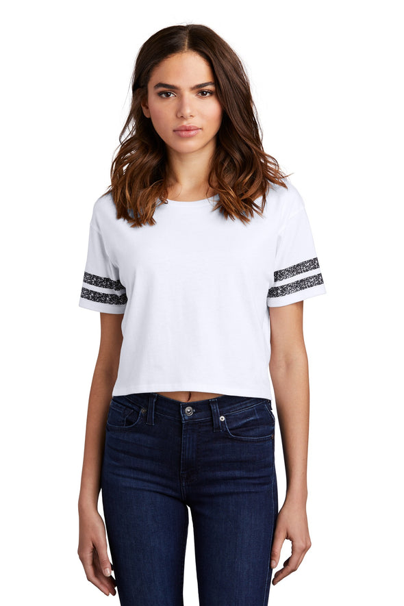 District Women's Scorecard Crop Tee