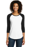 District Women's Fitted Very Important Tee 3/4-Sleeve Raglan