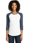 District Women's Fitted Very Important Tee 3/4-Sleeve Raglan