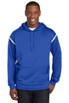 Sport-Tek Tech Fleece Colorblock Hooded Sweatshirt