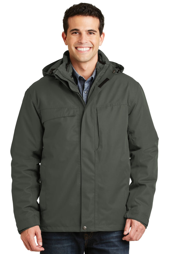 Port Authority Herringbone 3-in-1 Parka