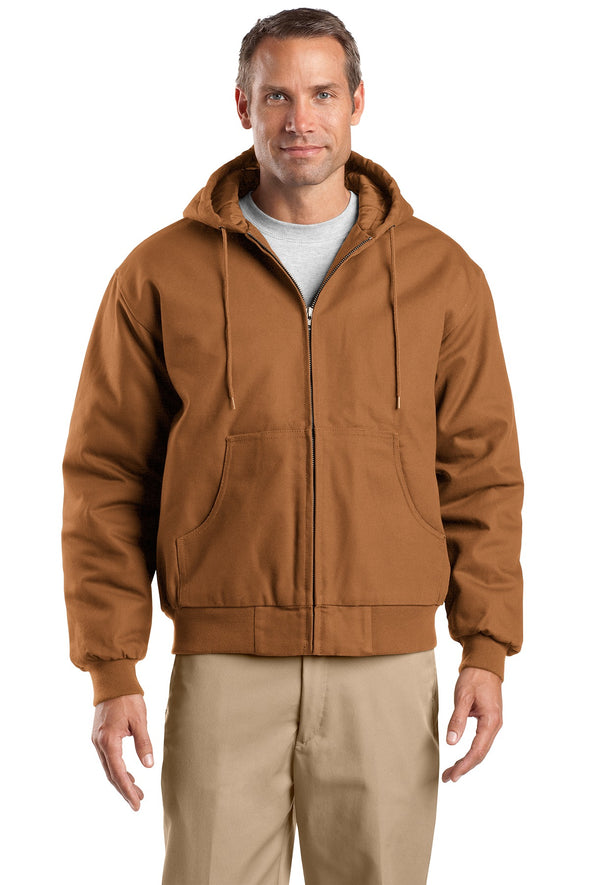 CornerStone Tall Duck Cloth Hooded Work Jacket