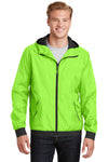 Sport-Tek Embossed Hooded Wind Jacket
