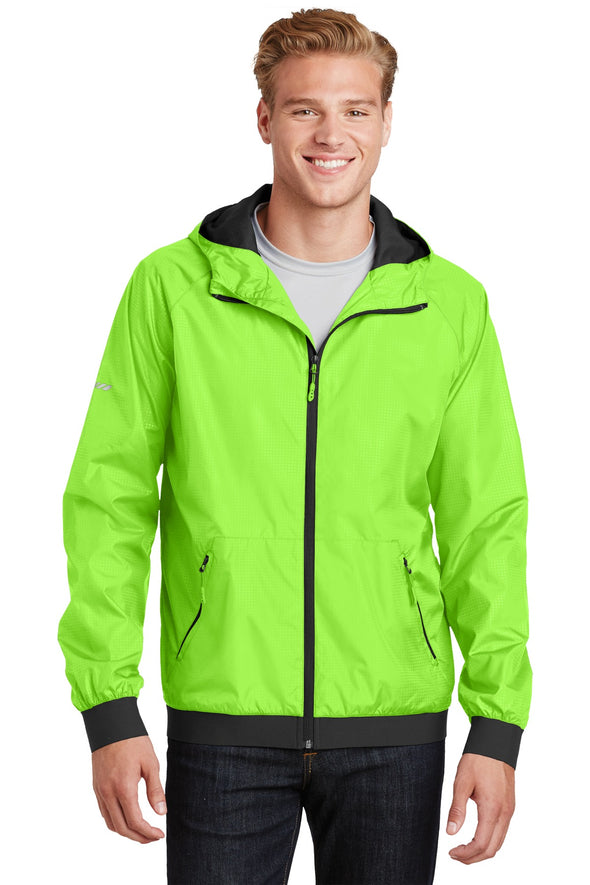 Sport-Tek Embossed Hooded Wind Jacket
