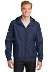 Sport-Tek Embossed Hooded Wind Jacket