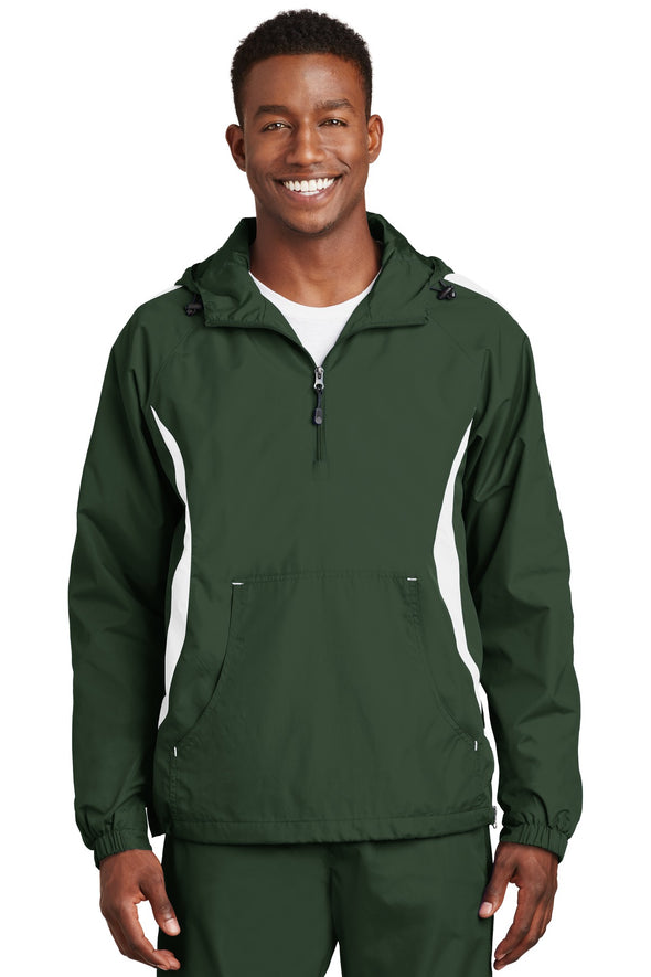 Sport-Tek Colorblock Raglan Anorak