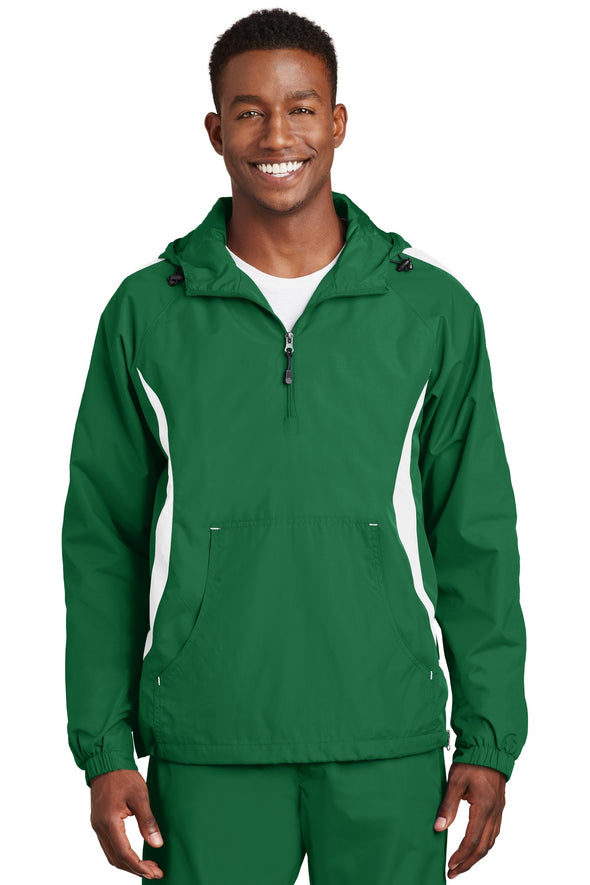Sport-Tek Colorblock Raglan Anorak