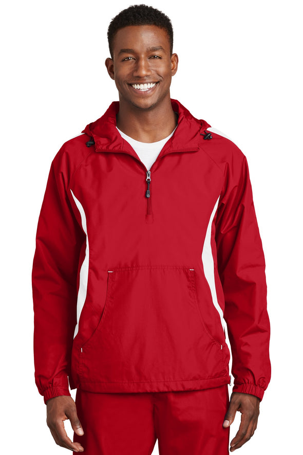Sport-Tek Colorblock Raglan Anorak