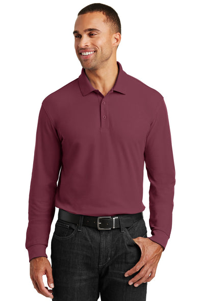 Port Authority Long Sleeve Core Classic Pique Polo
