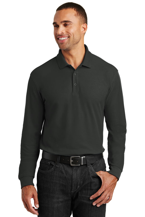 Port Authority Long Sleeve Core Classic Pique Polo