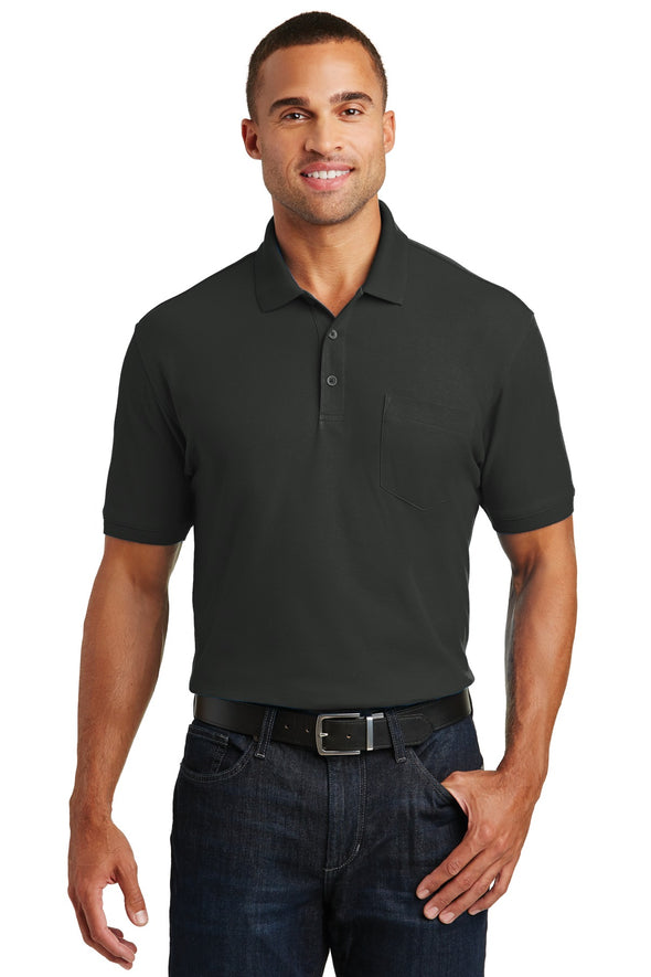 Port Authority Core Classic Pique Pocket Polo