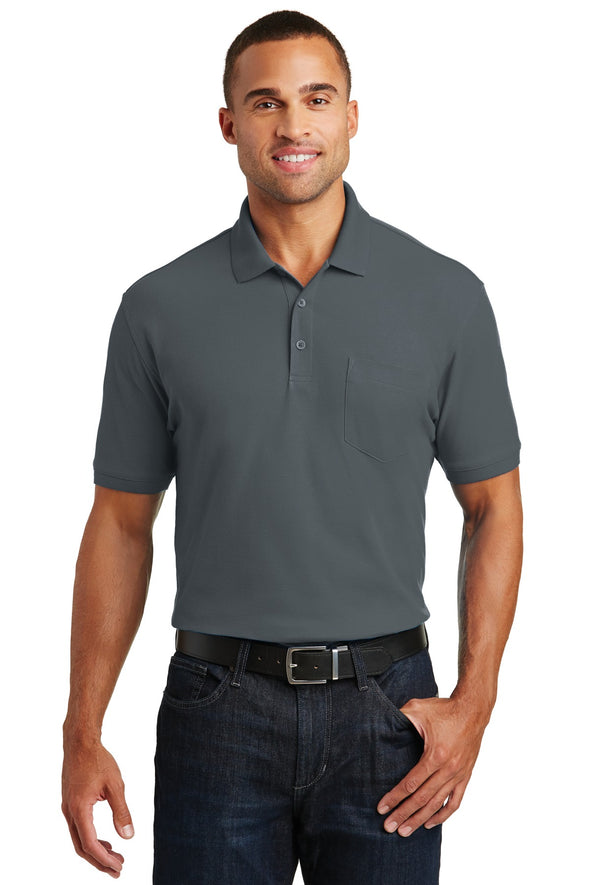 Port Authority Core Classic Pique Pocket Polo