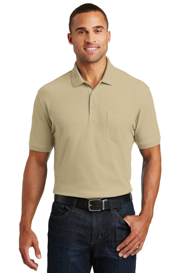 Port Authority Core Classic Pique Pocket Polo