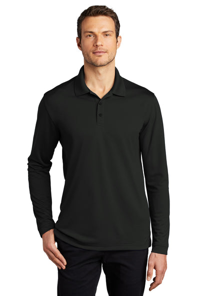 Port Authority Dry Zone UV Micro-Mesh Long Sleeve Polo