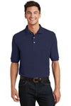 Port Authority Heavyweight Cotton Pique Polo with Pocket