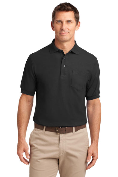 Port Authority Silk Touch Polo with Pocket