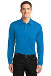 Port Authority Silk Touch Performance Long Sleeve Polo