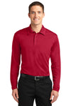 Port Authority Silk Touch Performance Long Sleeve Polo