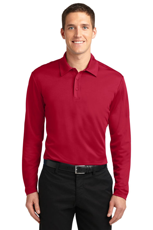 Port Authority Silk Touch Performance Long Sleeve Polo