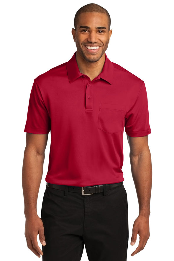 Port Authority Silk Touch Performance Pocket Polo