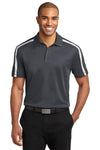 Port Authority Silk Touch Performance Colorblock Stripe Polo