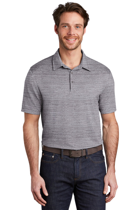 Port Authority Stretch Heather Polo