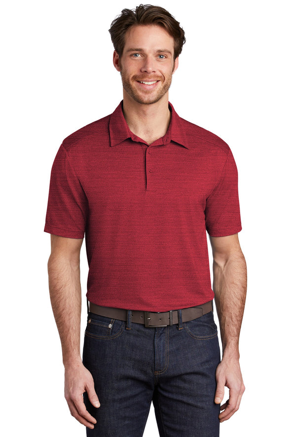 Port Authority Stretch Heather Polo