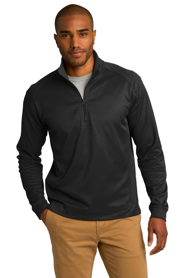 Port Authority Vertical Texture 1/4-Zip Pullover