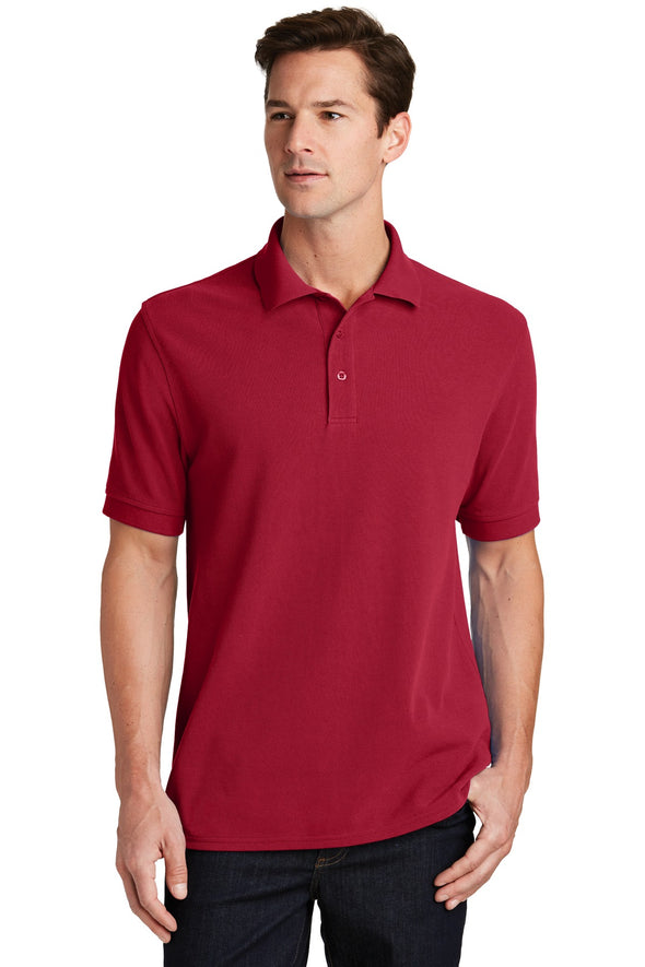 Port & Company Combed Ring Spun Pique Polo