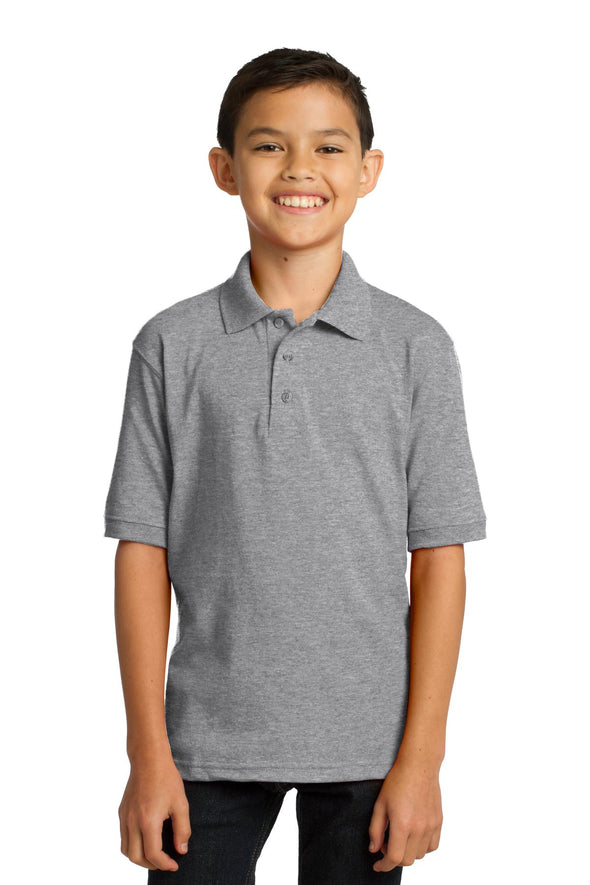 Port & Company Youth Core Blend Jersey Knit Polo