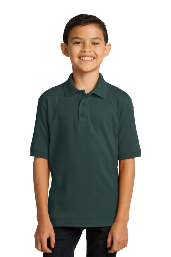 Port & Company Youth Core Blend Jersey Knit Polo