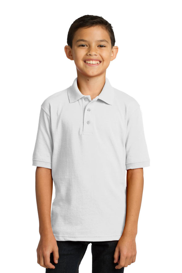 Port & Company Youth Core Blend Jersey Knit Polo
