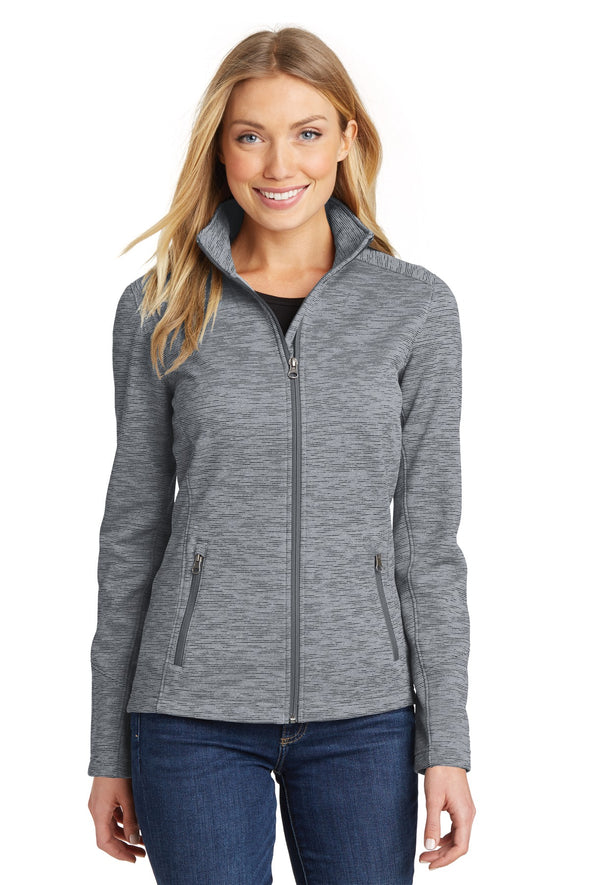 Port Authority Ladies Digi Stripe Fleece Jacket